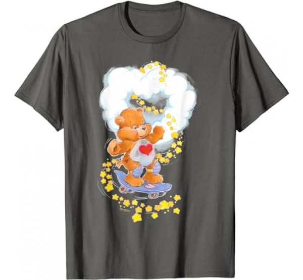 Care Bears Valentines Day Tenderheart Skateboarding Bear T-Shirt Care Bears Valentines Day Tenderheart Skateboarding Bear T-Shirt